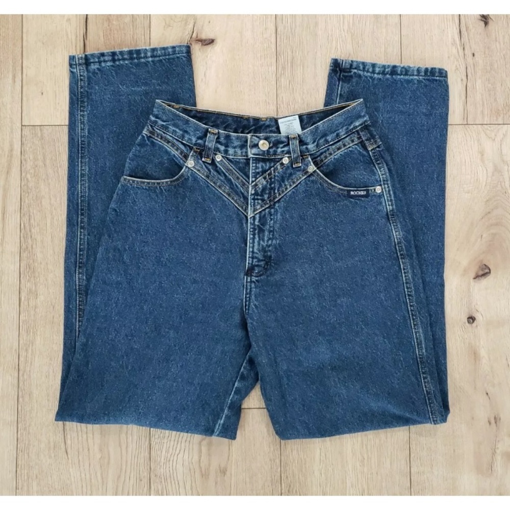 Vintage Authentic Rockies Jeanswear Western Jeans High Rise Size 10/11 (28x32.5)